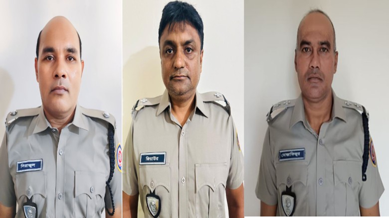 টাঙ্গাইলে মাদকবিরোধী অভিযানে গিয়ে অর্থ লুটের ঘটনায় ৩ কর্মকর্