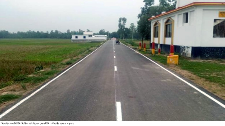 টাঙ্গাইল এলজিইডির ১৯ প্রকল্পের কাজ দ্রুত এগিয়ে চলছে
