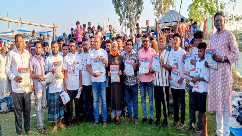 টাঙ্গাইলে সুলতান সালাউদ্দিন টুকুর পক্ষে কাকুয়া ইউনিয়নের চর