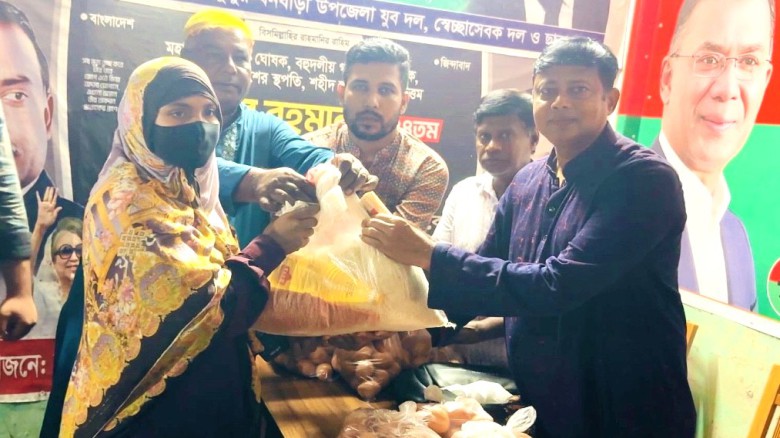 বিএনপি'র ৩১ দফা বাস্তবায়নে গর্ভবতী মায়েদের মাঝে পুষ্টিকর খাদ