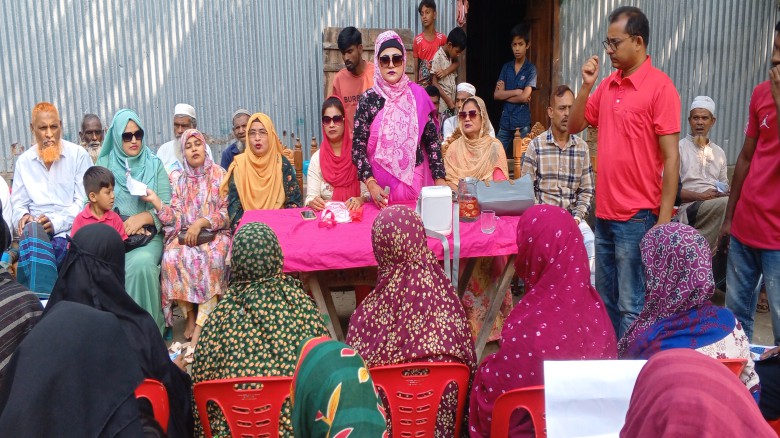 টাঙ্গাইলে কাকুয়া ইউনিয়নে টুকুর পক্ষে  নির্বাচনী জনসংযোগ মহ