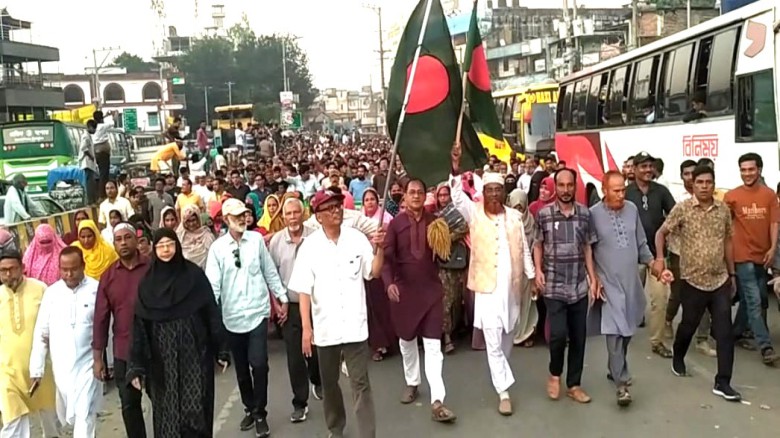 মধুপুরে বিএনপির মনোনীত প্রার্থী স্বপন ফকিরের শোডাউন