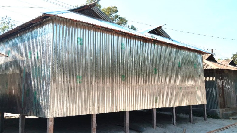 ভূঞাপুরে সরকারি খাসজমি দখল করে রাতারাতি ঘর নির্মাণের অভিযোগ