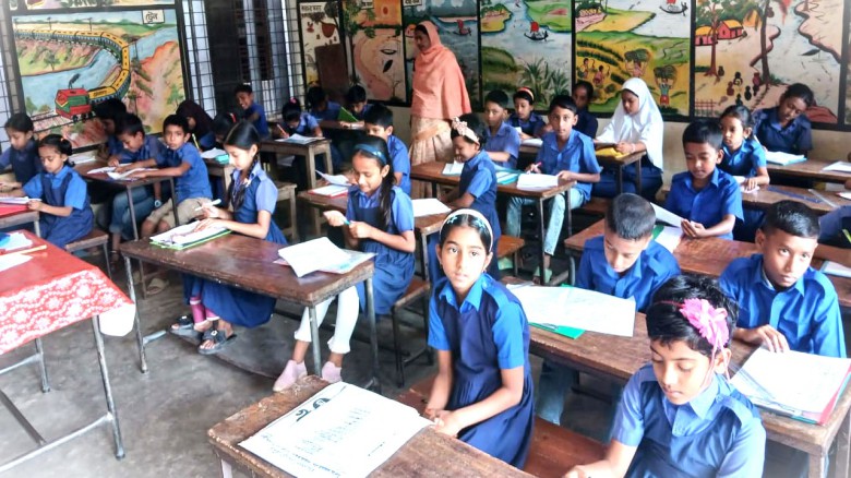 ভালুকায় ১৬৪ টি প্রাথমিক বিদ্যালয়ে পরীক্ষা চলছে