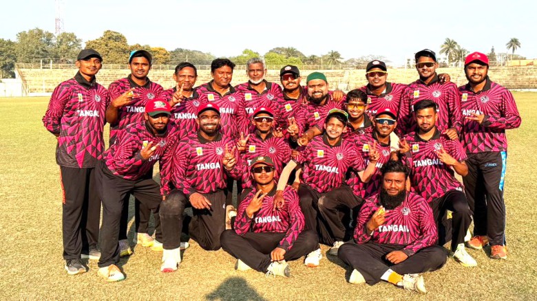 জাতীয় ক্রিকেটে টাঙ্গাইল জেলা ৬১ রানে মাগুরাকে পরাজিত করেছে