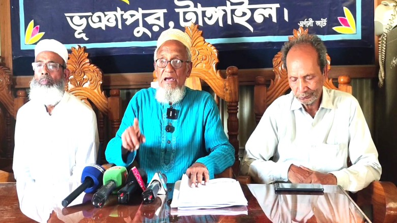 ভূঞাপুরে মুক্তিযোদ্ধার বাড়ি থেকে বের হওয়ার রাস্তা বন্ধ, প্রত