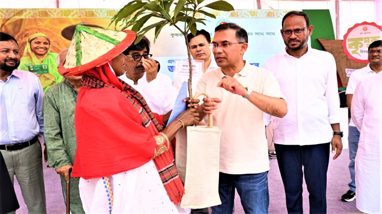 কৃষক স্বচ্ছল থাকলে বাংলাদেশ ভালো থাকতে পারবে---... তারেক রহম