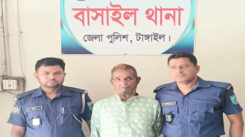 বাসাইলে হত্যা মামলার আসামি গ্রেফতার
