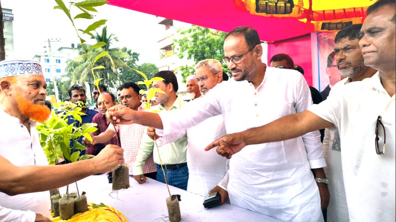 বিএনপির প্রতিষ্ঠাবার্ষিকীতে টাঙ্গাইলে বৃক্ষরোপণ ও চারা বিতরণ