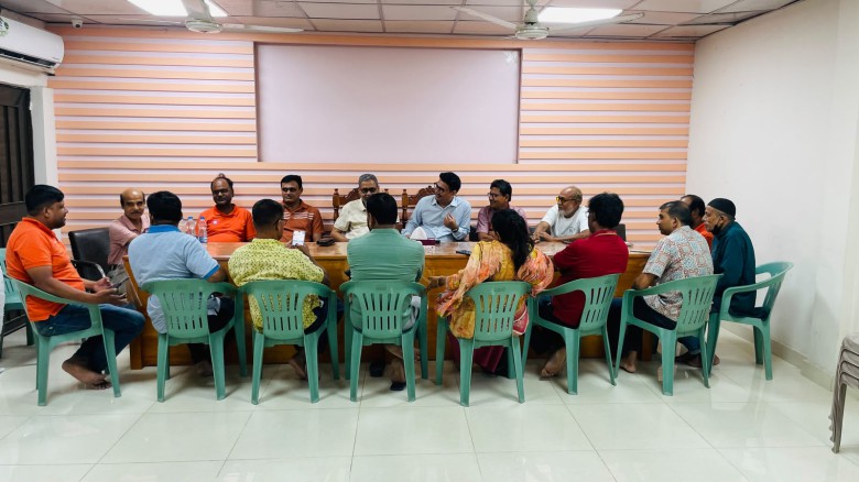 মির্জাপুর প্রেসক্লাবের সাংবাদিকদের সঙ্গে ইউএনও-এসিল্যান্ডের 